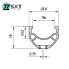 SXT 388284 Basic QR 28/29´´ MTB rear wheel