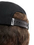 Obey branded snap back cap in black