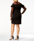 Фото #2 товара Love Squared 163767 Women's Trendy Illusion Ruffled Bodycon Dress Sz L