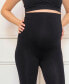 Фото #6 товара Black Over Bump Maternity Leggings