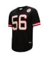 Фото #1 товара Men's Lawrence Taylor Black New York Giants Big and Tall Mesh Player Name and Number Top