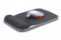 Kensington Height Adjustable Gel Mouse Pad Black - Black - Monochromatic - Gel - Wrist rest
