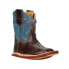 Фото #4 товара Roper Cowbaby Square Toe Cowboy Infant Boys Blue, Brown Casual Boots 09-016-791