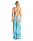 ფოტო #1 პროდუქტის Women's Maxi halter neck dress