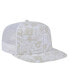 Фото #3 товара Men's White Detroit Tigers Logo Dunes A-Frame Trucker 9FIFTY Snapback Hat