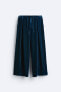 Limited edition velvet trousers