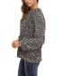Фото #3 товара Studio Women's Lurex Confetti Chenille Long Sleeve Sweater