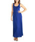 Slim Fit A-Line Sleeveless Maxi Dress