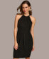 Фото #4 товара Women's Chain-Trim Halter Sheath Dress