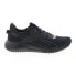 Фото #1 товара Reebok Lite Plus 3.0 Mens Black Canvas Lace Up Athletic Running Shoes