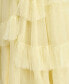 Фото #4 товара Juniors' Ruffled Tiered Strapless Gown, Created for Macy's