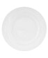 Фото #2 товара Everyday Whiteware Beaded Salad Plate 4 Piece Set