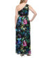 Women's Floral-Print One-Shoulder Maxi Dress