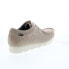 Фото #8 товара Clarks Wallabee Gore-Tex GTX 26165695 Mens Beige Suede Oxfords Casual Shoes 11