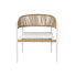 Фото #11 товара Набор стол, скамья и 2 стула Home ESPRIT Алюминий Стеклянный синтетический ротанг 126 x 63 x 67 cm