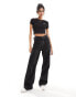 Фото #3 товара Tommy Jeans slim cropped script t-shirt in black