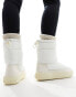 Tommy Jeans winter snow boots in cream