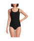 Women's Long Texture Tugless One Piece Swimsuit