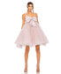 Women's Bow Front Tulle Mini Dress