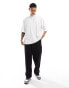 ASOS DESIGN essential heavyweight extreme oversized t-shirt 240gsm in white