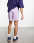 Фото #2 товара Coney Island Picnic co-ord mesh shorts in purple with art school placement prints