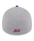 Фото #3 товара Men's Gray New York Mets 2024 Batting Practice 39THIRTY Flex Hat