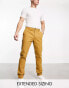 ASOS DESIGN slim chinos in tan