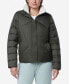 ფოტო #3 პროდუქტის Women's Puffer Jacket With Sherpa Lining