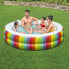 Inflatable Paddling Pool for Children Bestway Rainbow 206 x 206 x 51 cm