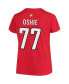 Фото #4 товара Women's TJ Oshie Red Washington Capitals Plus Size Name and Number Scoop Neck T-shirt