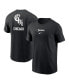 ფოტო #1 პროდუქტის Men's Black Chicago White Sox City Connect 2-Hit T-Shirt