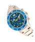 ფოტო #1 პროდუქტის Quartz Pegasus Blue Face Multi-Function Silver Alloy Watch 46mm