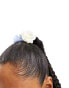 True Decadence satin rose hair scrunchie in light blue - фото #4