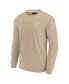 ფოტო #2 პროდუქტის Men's and Women's Khaki Houston Texans Elements Super Soft Long Sleeve T-Shirt