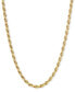 Giani Bernini rope Link 22" Chain Necklace in 18k Gold-Plated Sterling Silver Gold Over Silver, 22 Inch - фото #1