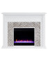 Фото #1 товара Elior Marble Tiled Color Changing Electric Fireplace