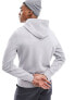 Calvin Klein micro logo repreve hoodie in silver sconce 2XL - фото #7