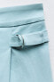 Фото #9 товара Женские брюки ZARA Culottes с боковыми пряжками