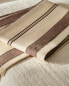 Striped cotton blanket x tensira Коричневый, 140 x 190 cm** **140 x 190 cm - фото #7