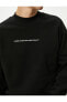 Erkek Sweatshirt Siyah 4wam70049mk