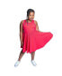 ფოტო #4 პროდუქტის Girls Fair Trade Organic Cotton Solid Sleeveless Twirl Dress