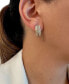 ფოტო #3 პროდუქტის Chocolate Diamond & Nude Diamond Half Hoop Earrings (1-1/2 ct. t.w.) in 14k Gold