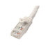 Фото #4 товара StarTech.com 10m CAT6 Ethernet Cable - White CAT 6 Gigabit Ethernet Wire -650MHz 100W PoE RJ45 UTP Network/Patch Cord Snagless w/Strain Relief Fluke Tested/Wiring is UL Certified/TIA - 10 m - Cat6 - U/UTP (UTP) - RJ-45 - RJ-45