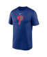 Фото #3 товара Men's Royal Philadelphia Phillies Legend Fuse Large Logo Performance T-shirt