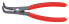 KNIPEX 49 21 A31 - Circlip Pliers - Chromium-vanadium steel - Plastic - Red - 210 mm - 272 g