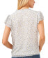 ფოტო #2 პროდუქტის Women's Flutter Sleeve Bella Ditsy Yoryu Blouse