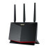 Фото #2 товара ASUS RT-AX86U Pro - Wi-Fi 6 (802.11ax) - Dual-band (2.4 GHz / 5 GHz) - Ethernet LAN - Black - Tabletop router