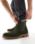 Фото #2 товара Tommy Hilfiger suede chelsea boots in army green