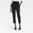 Фото #1 товара Women's Button Hem Ankle Length Pants - Who What Wear Black 2