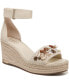 Фото #1 товара Women's Clemens-Shell Espadrille Wedge Sandals